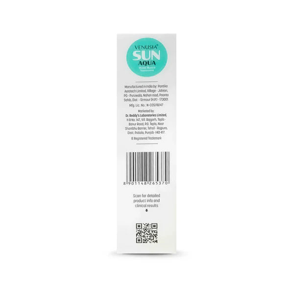 Venusia Sun Aqua Water Based Sunscreen SPF 65+ PA++++