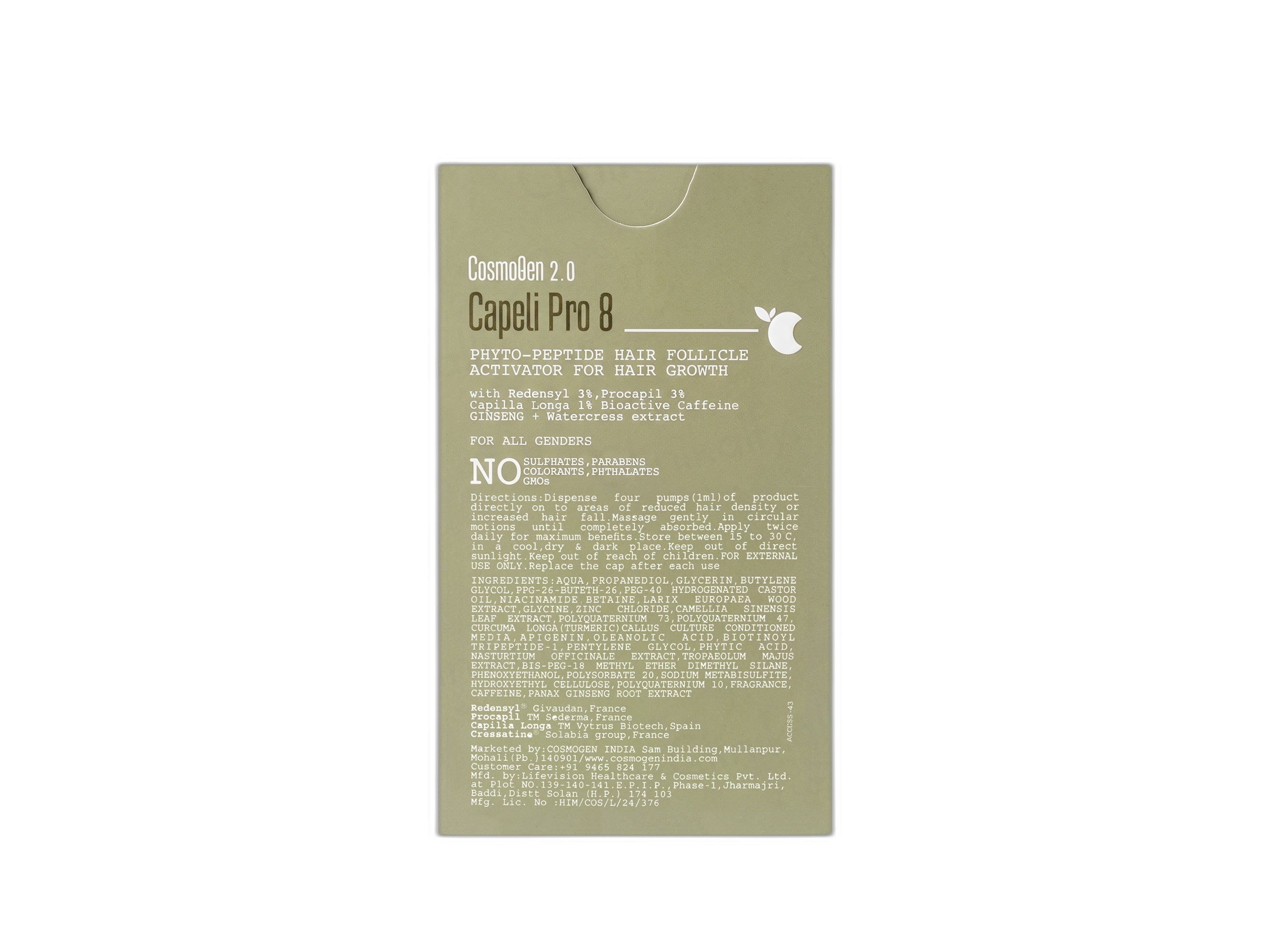 Capeli Pro 8 Phyto-Peptide Hair Follicle Activator Serum