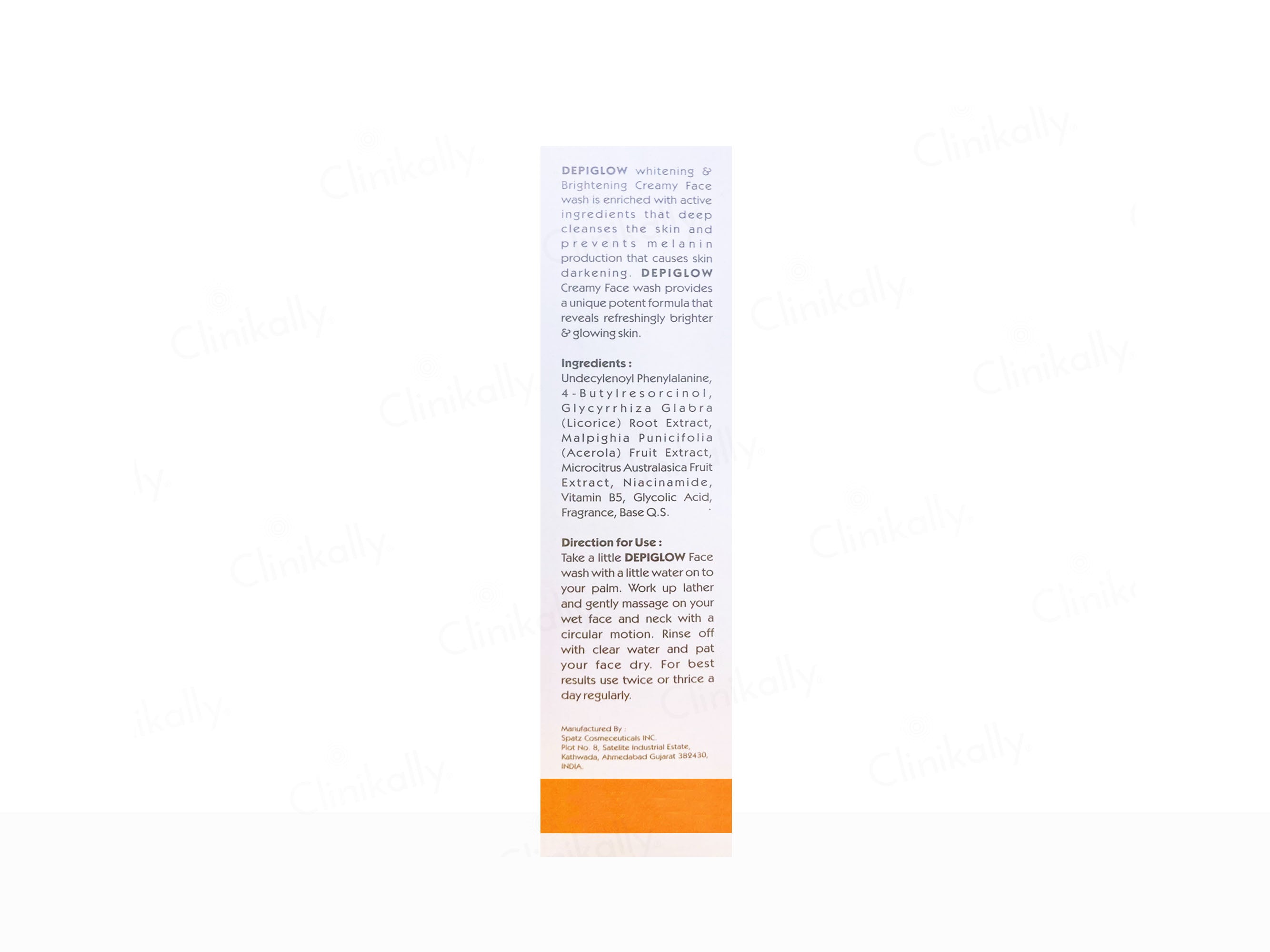 Depiglow Skin Brightening Face Wash