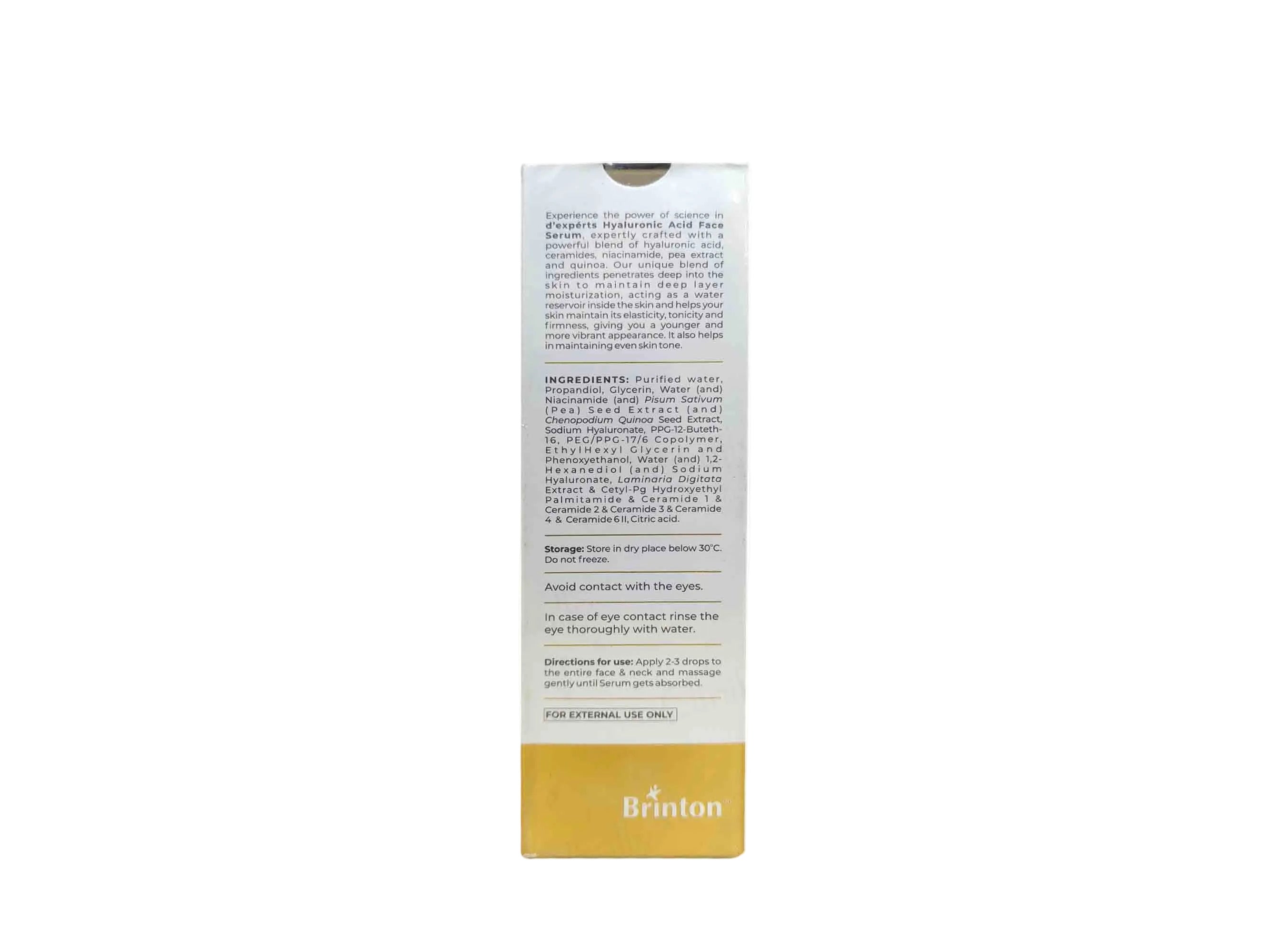 Brinton D'experts Hyaluronic Acid Face Serum