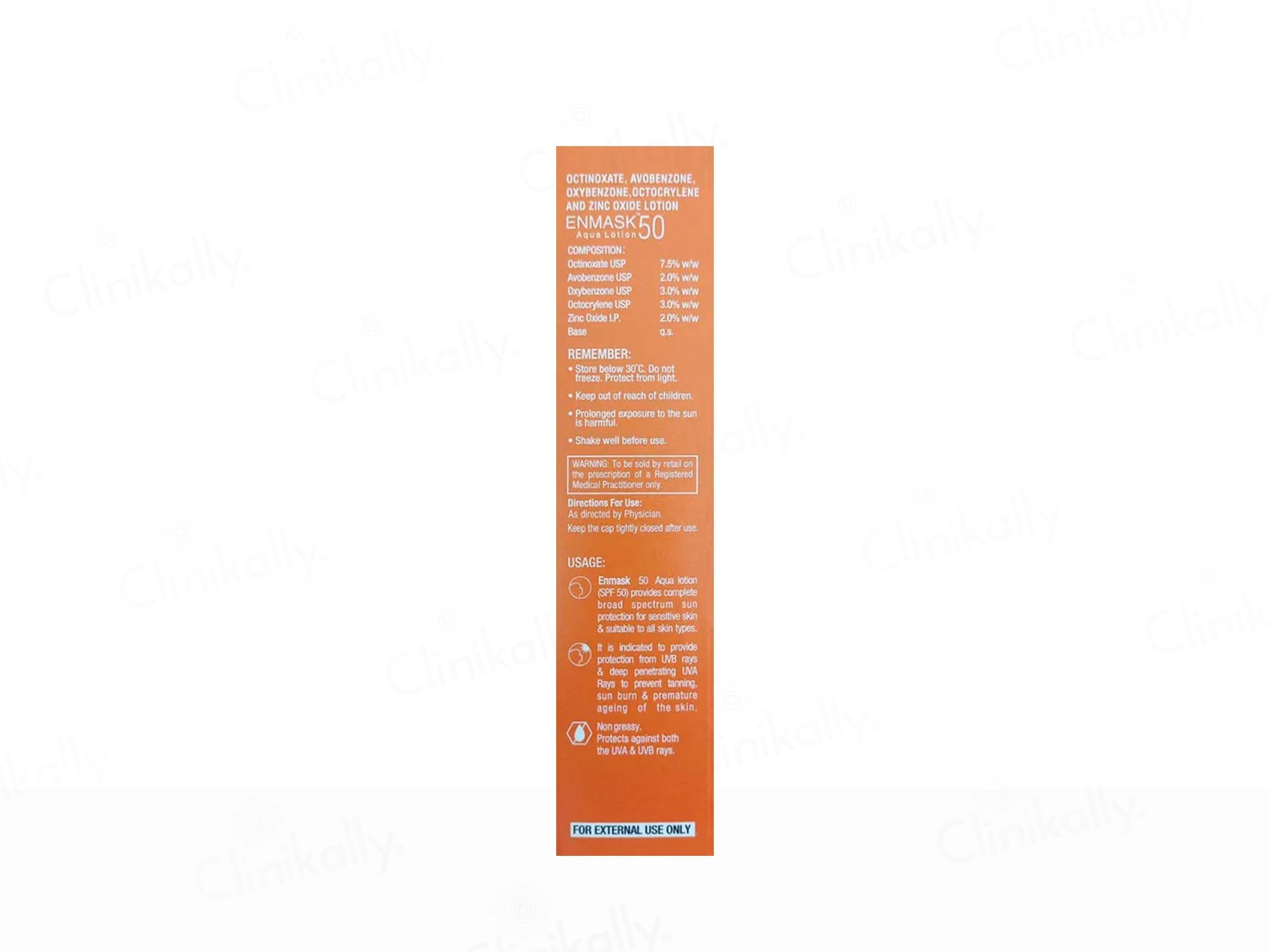 Enmask 50 Aqua Sunprotect Lotion SPF 50