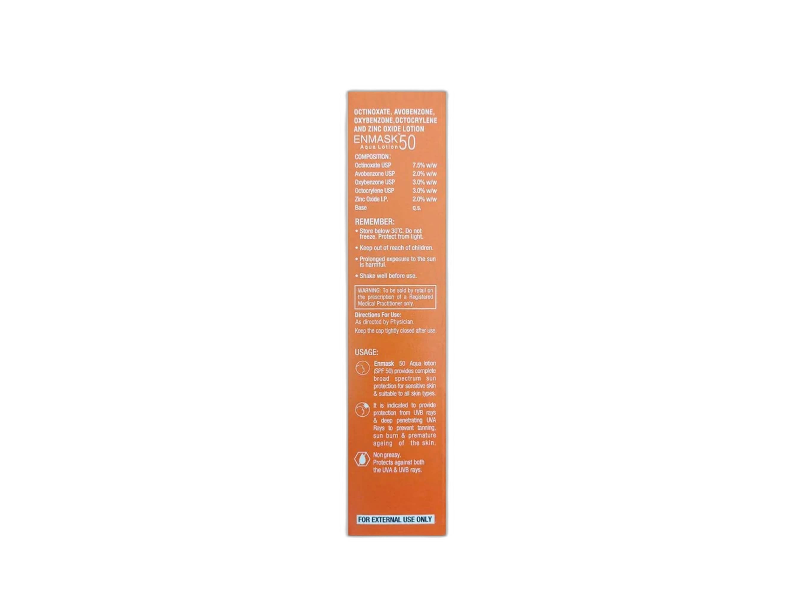 Enmask 50 Aqua Sunprotect Lotion SPF 50