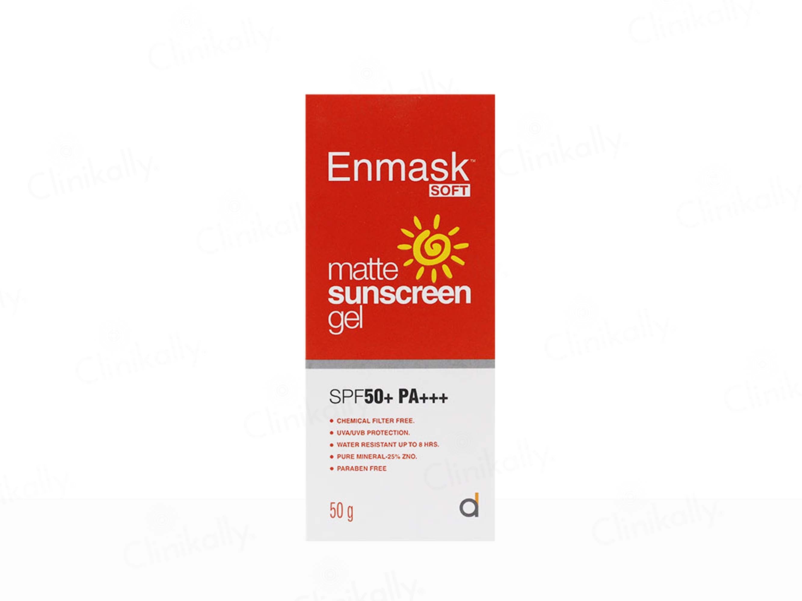 Enmask Soft Matte Sunscreen Gel SPF 50+ PA+++