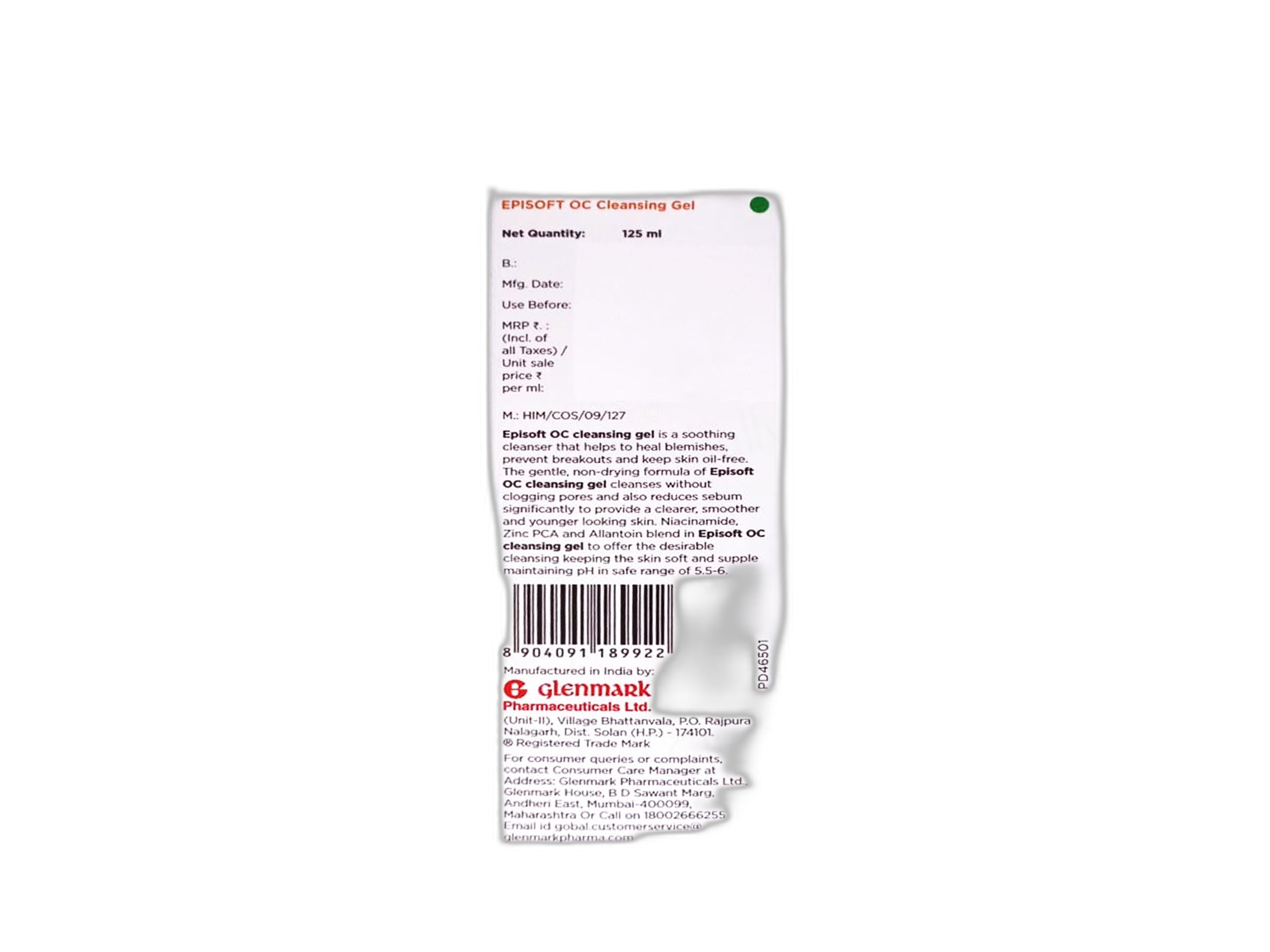 Episoft OC Cleansing Gel
