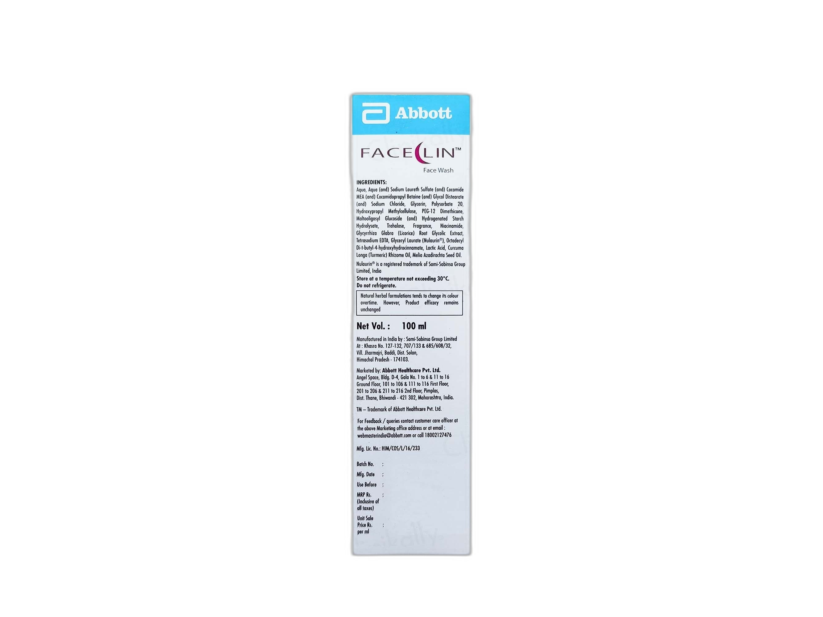 Faceclin Face Wash