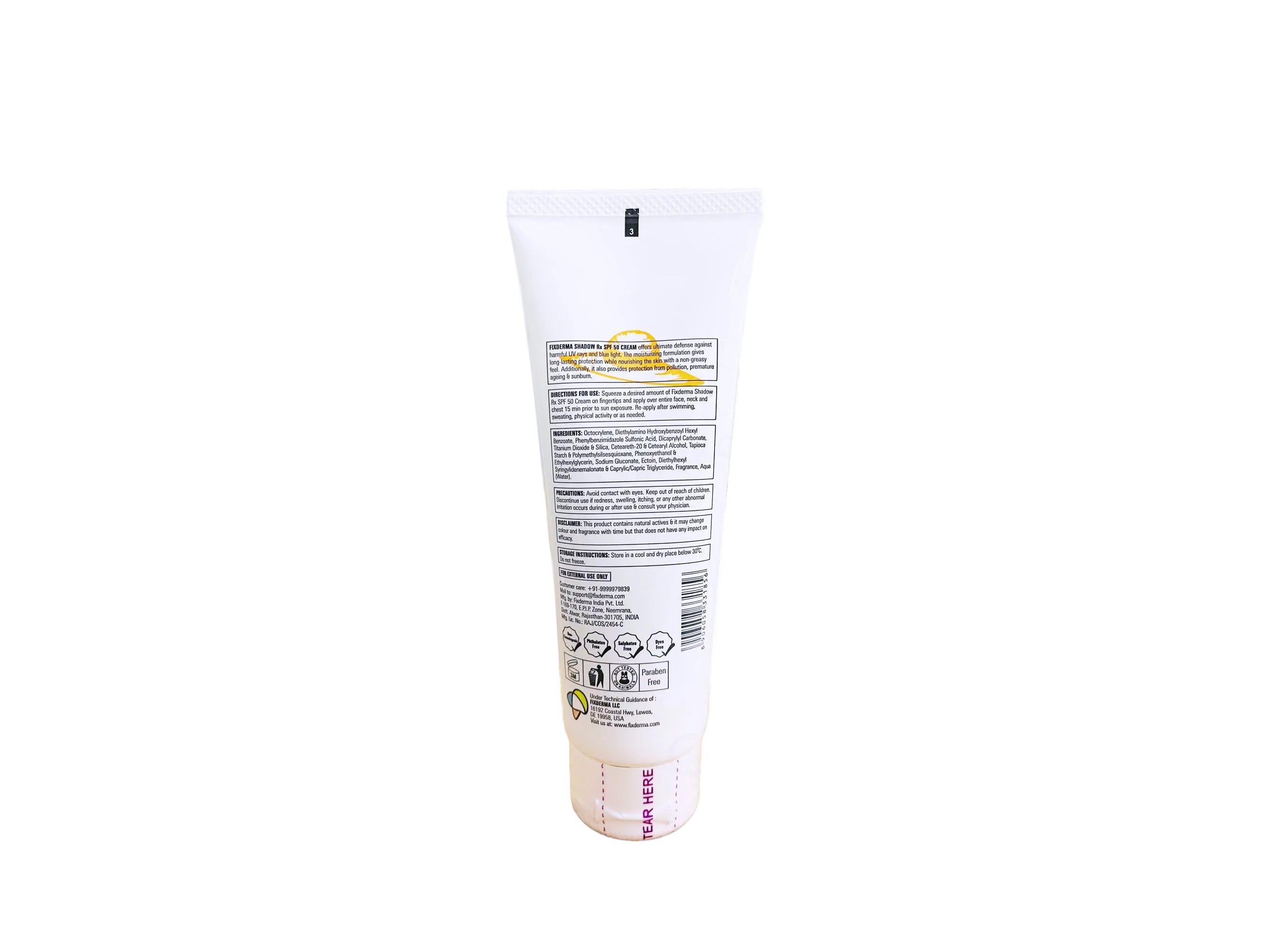 Fixderma Shadow Rx Sunscreen Cream SPF 50 PA+++