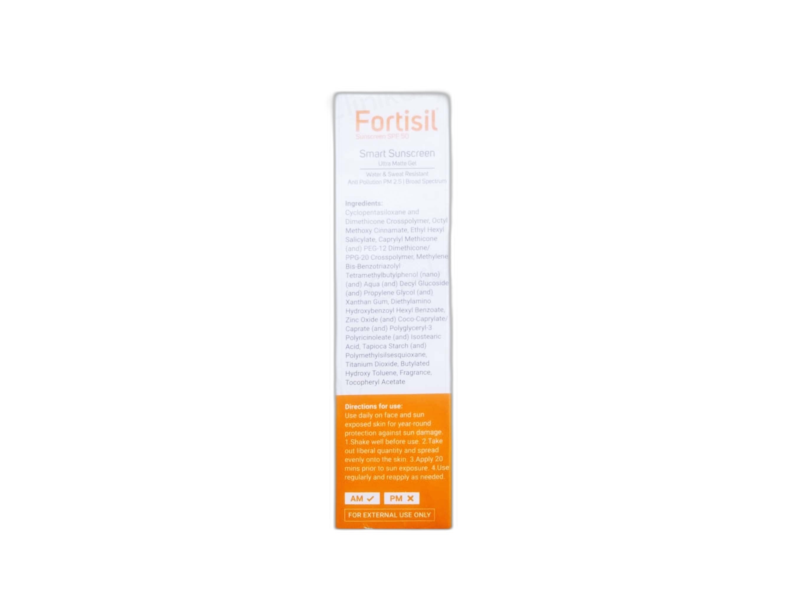 Fortisil Smart Sunscreen Ultra Matte Gel SPF 50 PA+++