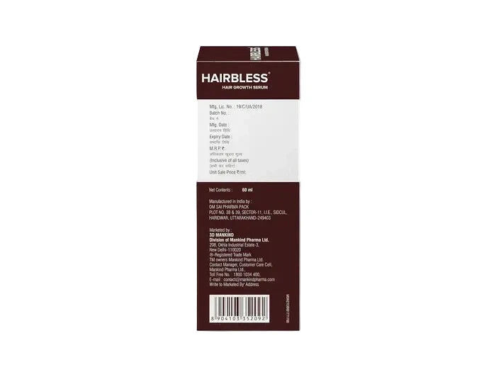 Hairbless Hair Growth Serum