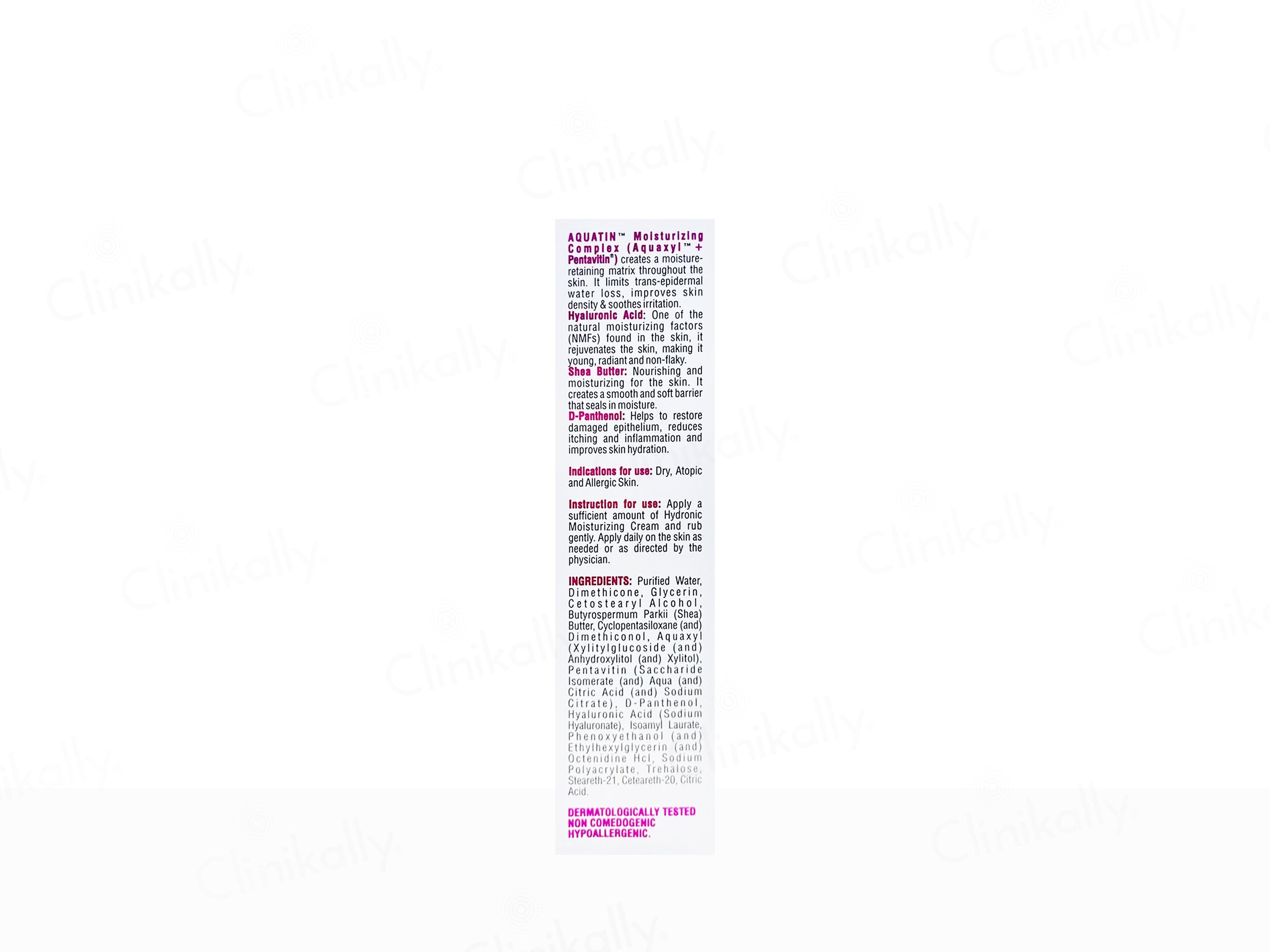 Hydronic Moisturizing Cream