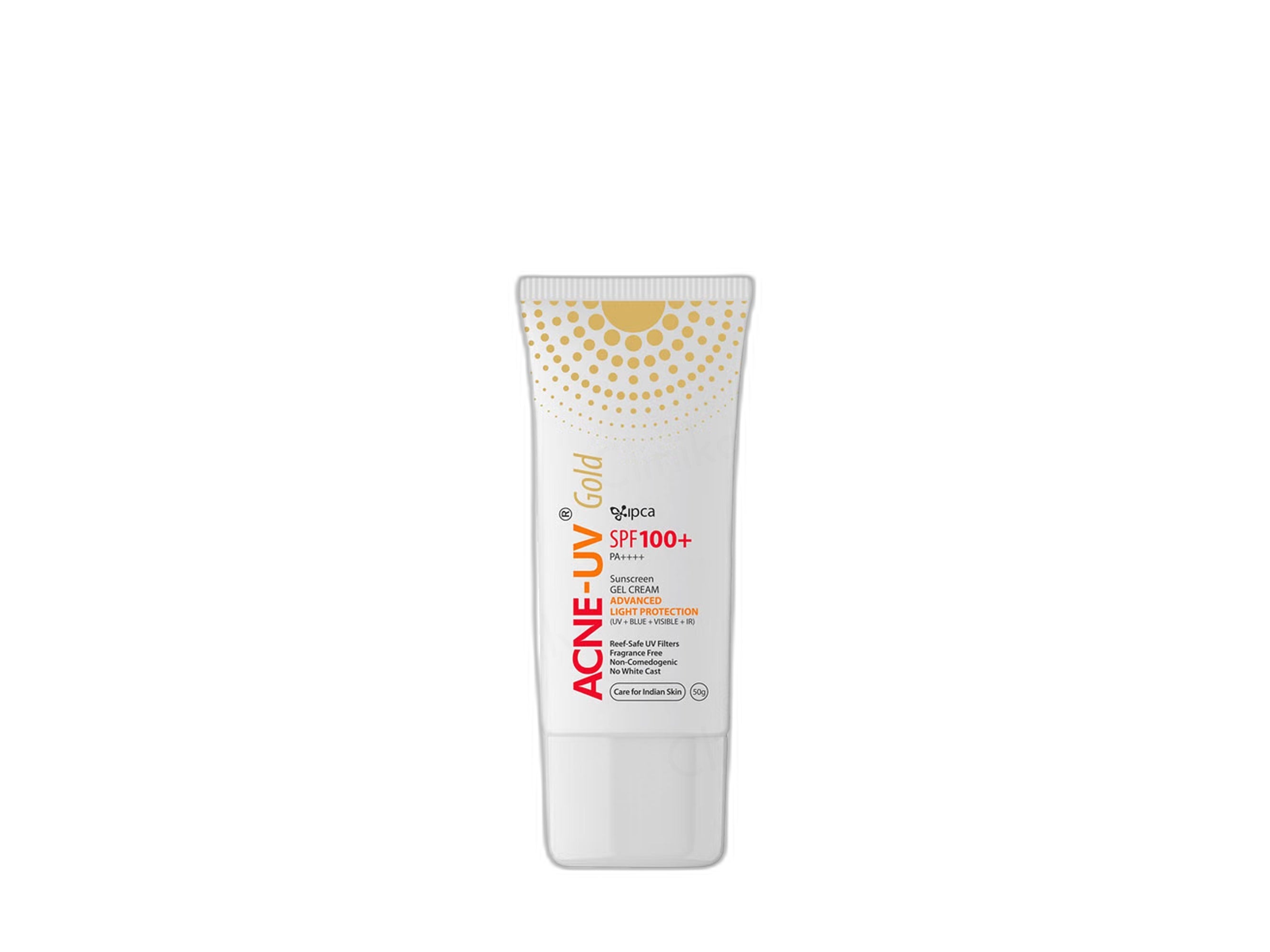 IPCA Acne-UV Gold Sunscreen Gel Cream SPF 100+ PA++++