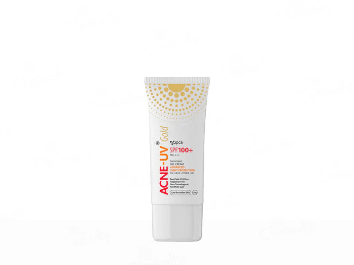 IPCA Acne-UV Gold Sunscreen Gel Cream SPF 100+ PA++++