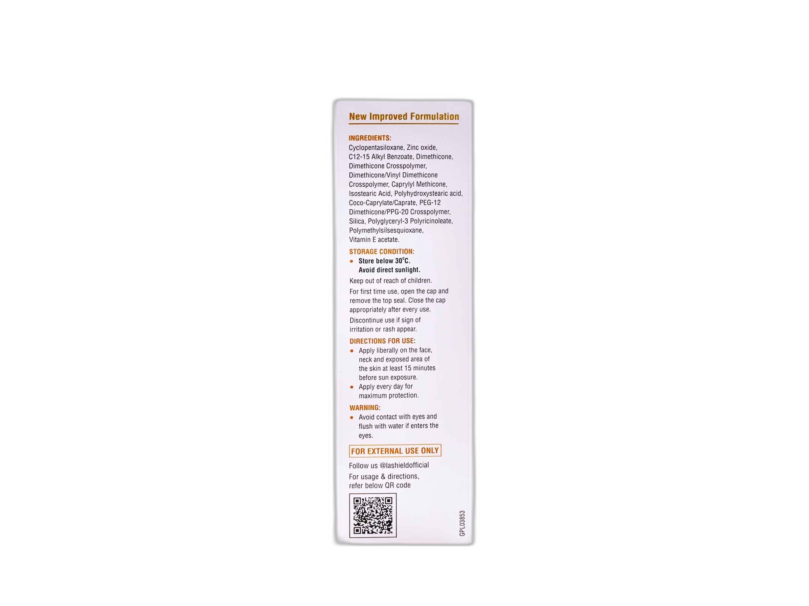 La Shield Fisico Matte Sunscreen Gel SPF 50+ PA+++