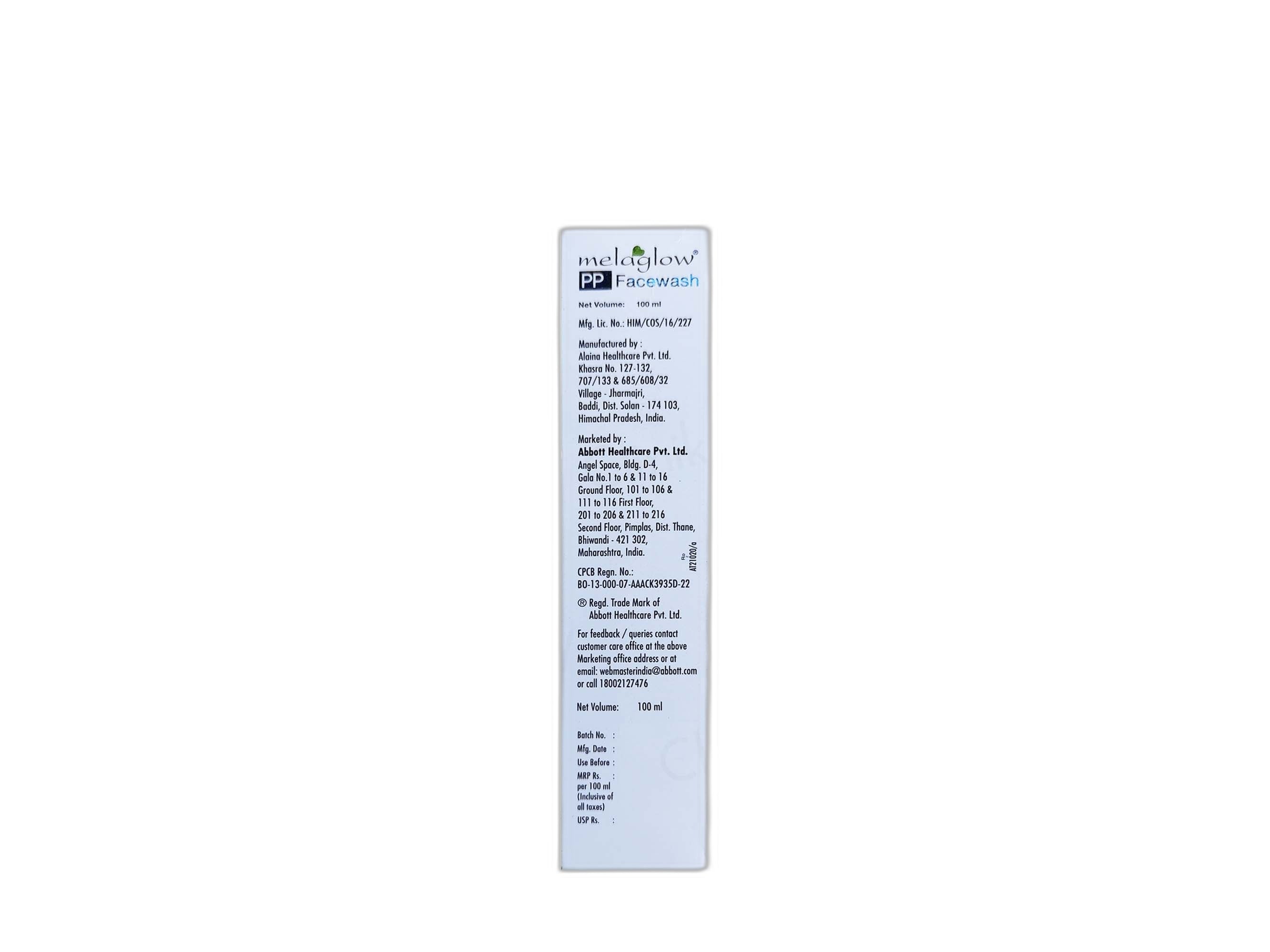 Melaglow PP Face Wash