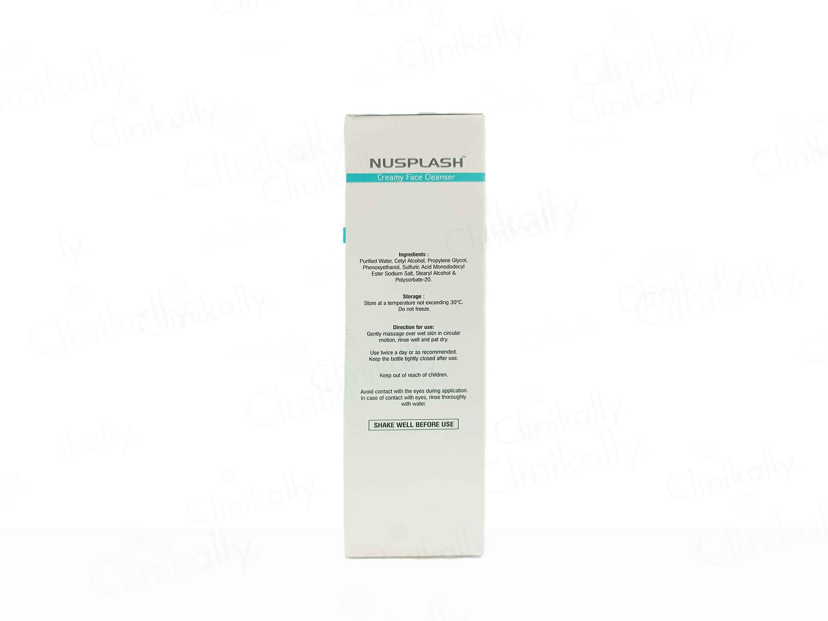 Nusplash Creamy Face Cleanser