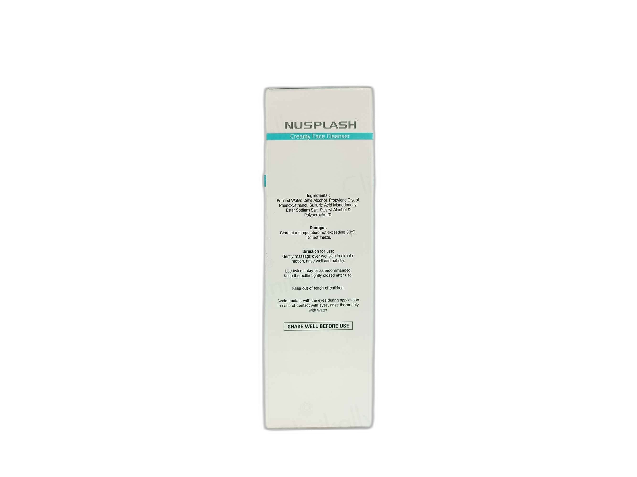 Nusplash Creamy Face Cleanser