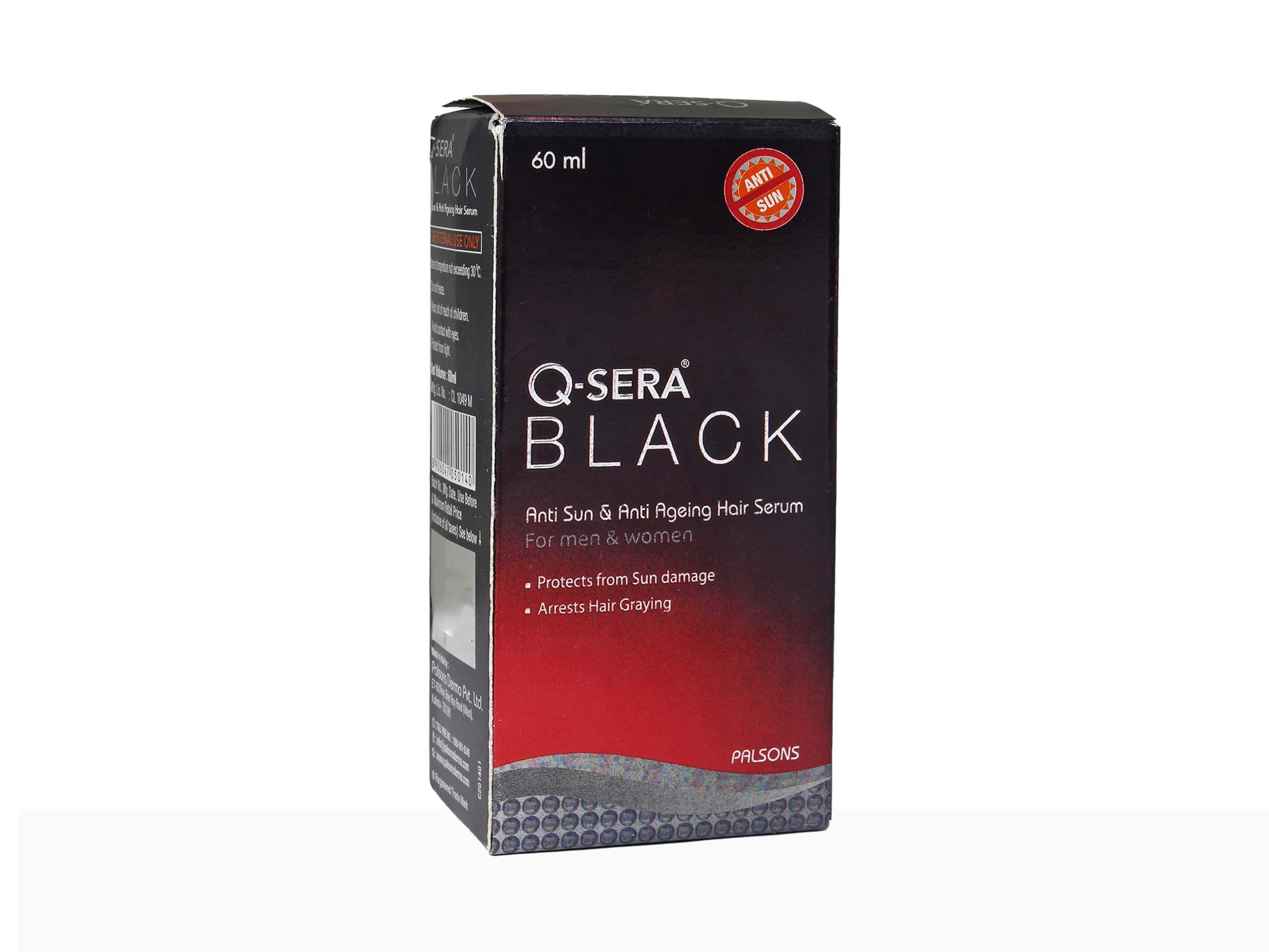 Q Sera Black Serum Hair Serum