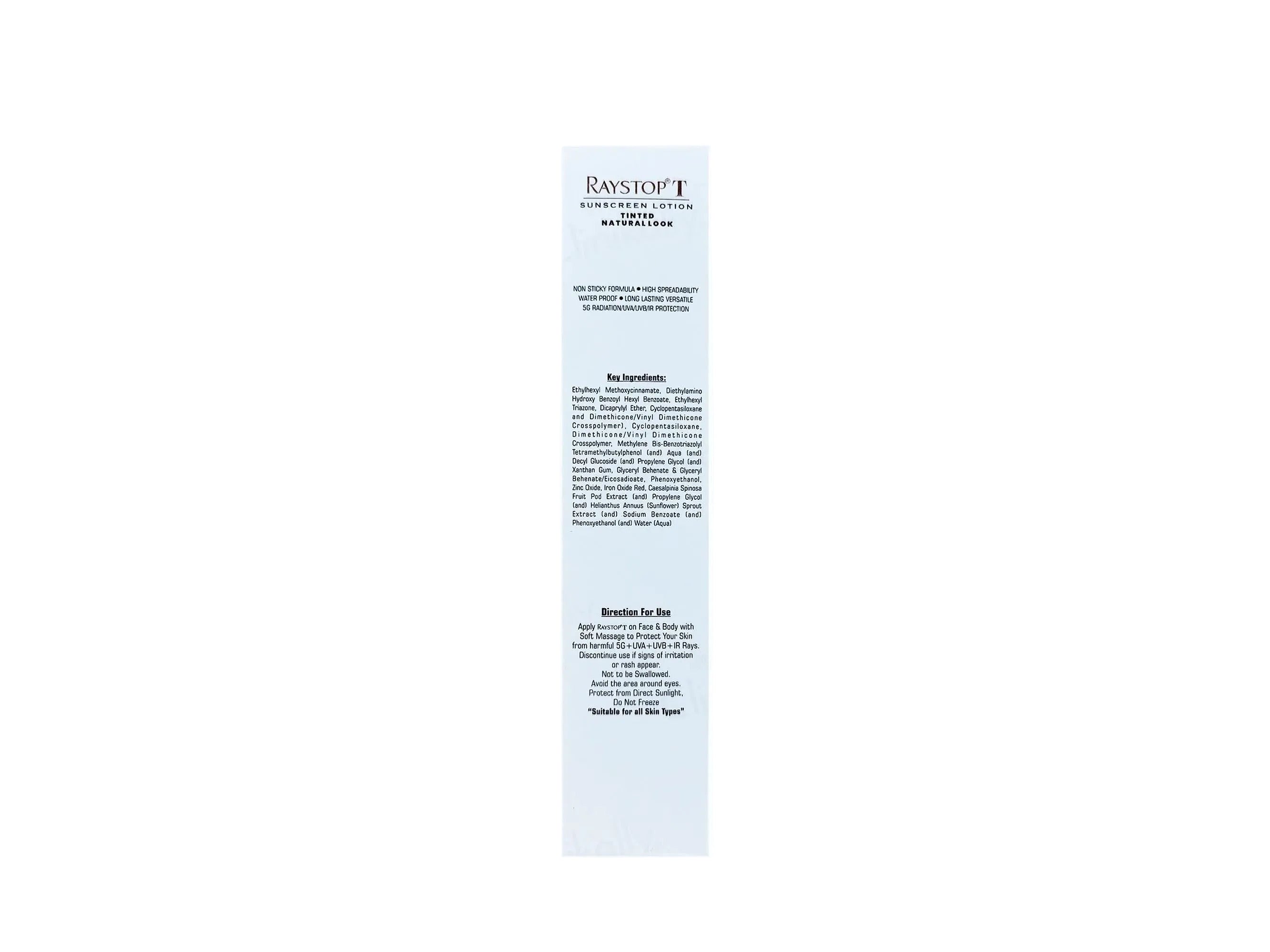 Raystop T Sunscreen Lotion SPF 50 PA+++