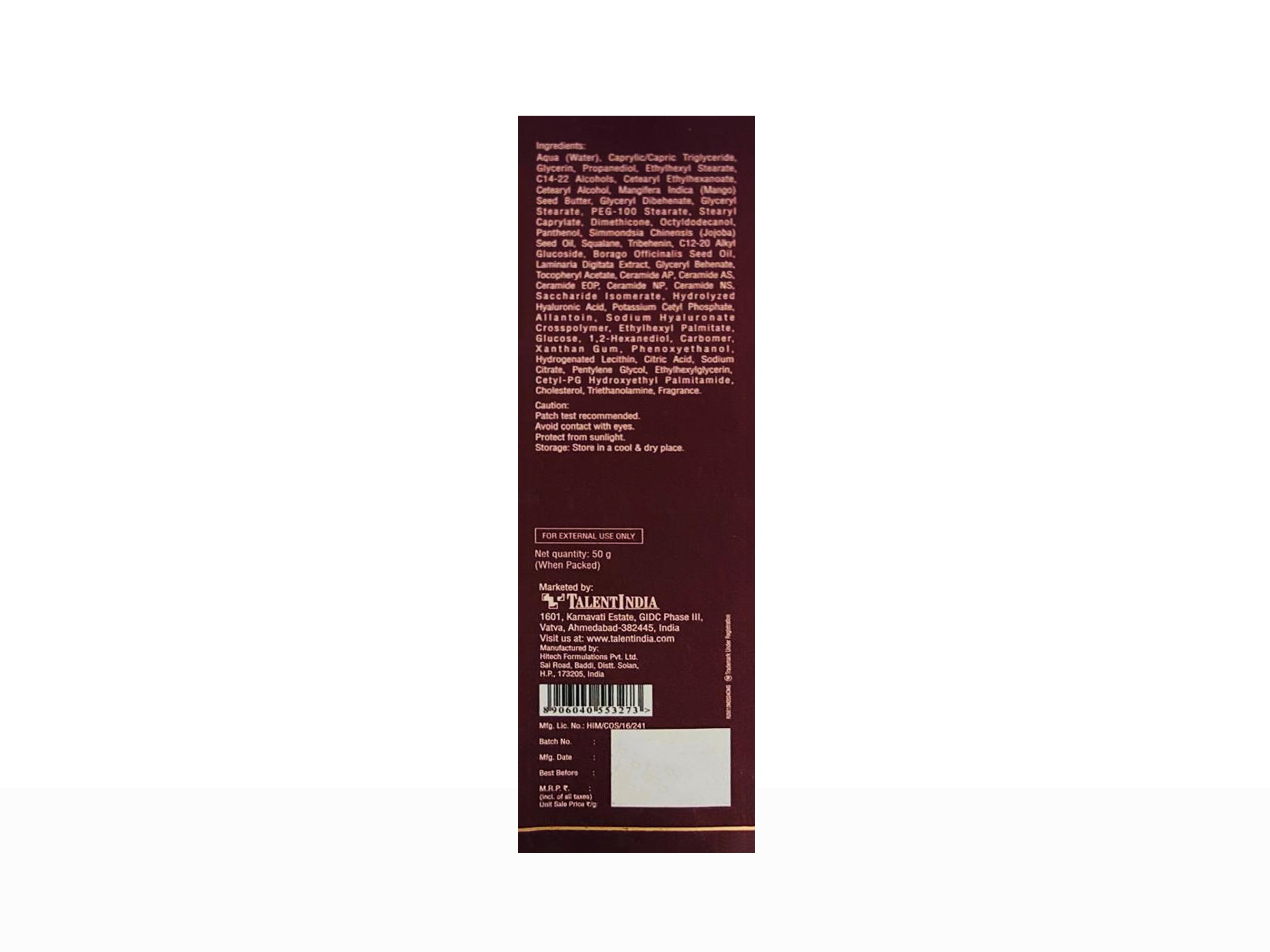 Remoiz-C Multi Ceramide Moisturizing Cream