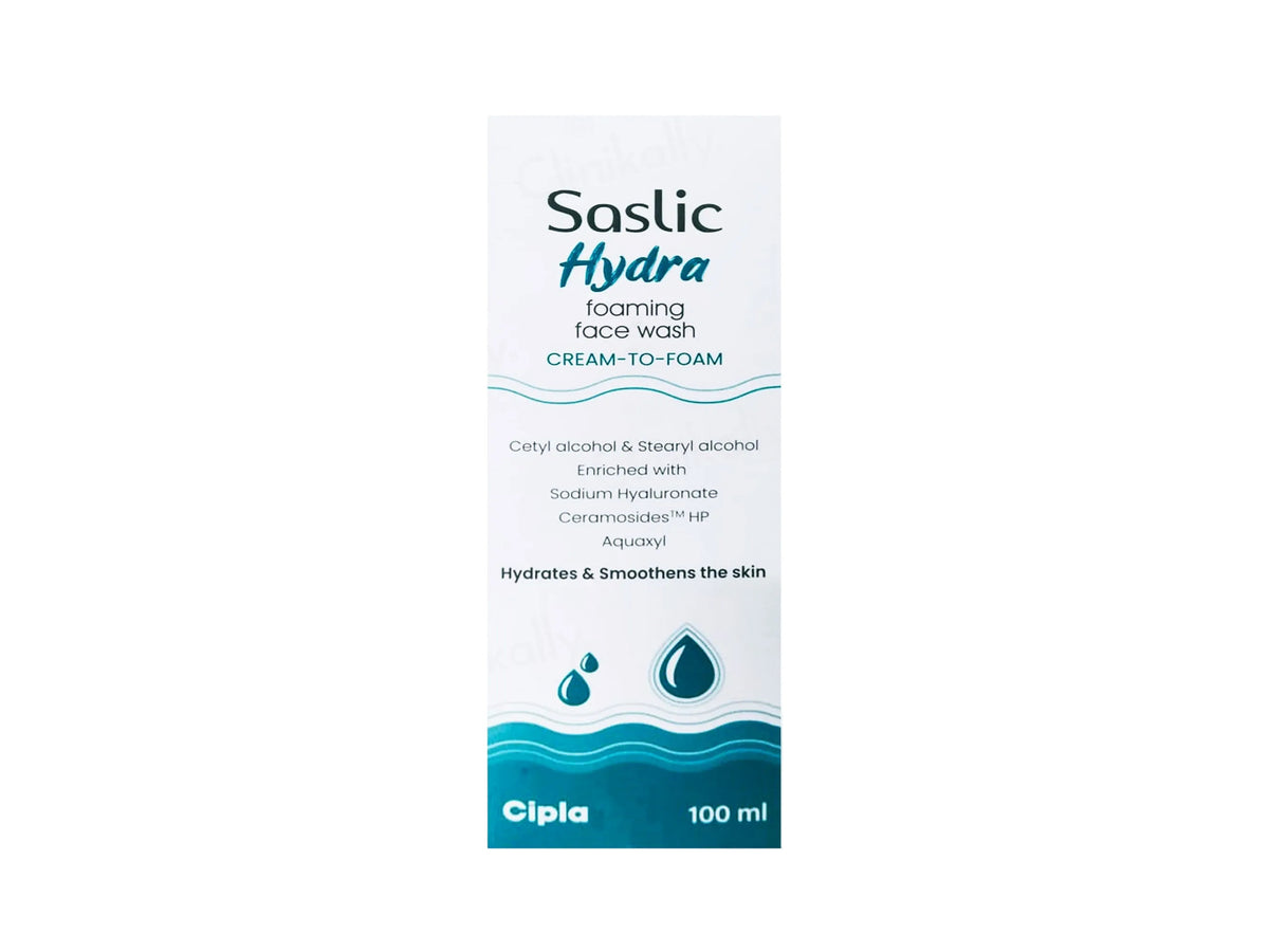 Saslic Hydra Foaming Cream-To-Foam Face Wash