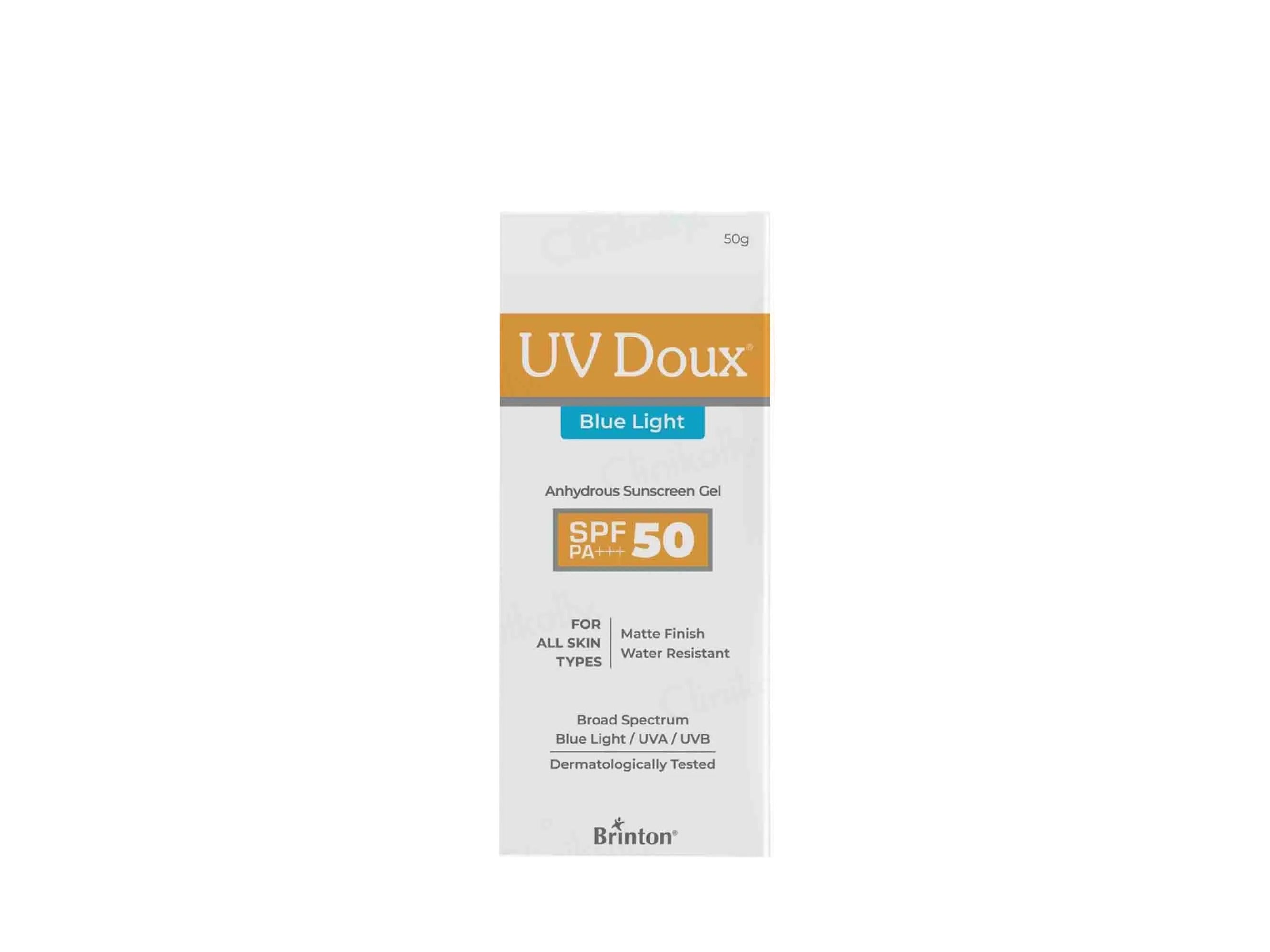 UV Doux Blue Light Anhydrous Sunscreen Gel SPF 50 PA+++