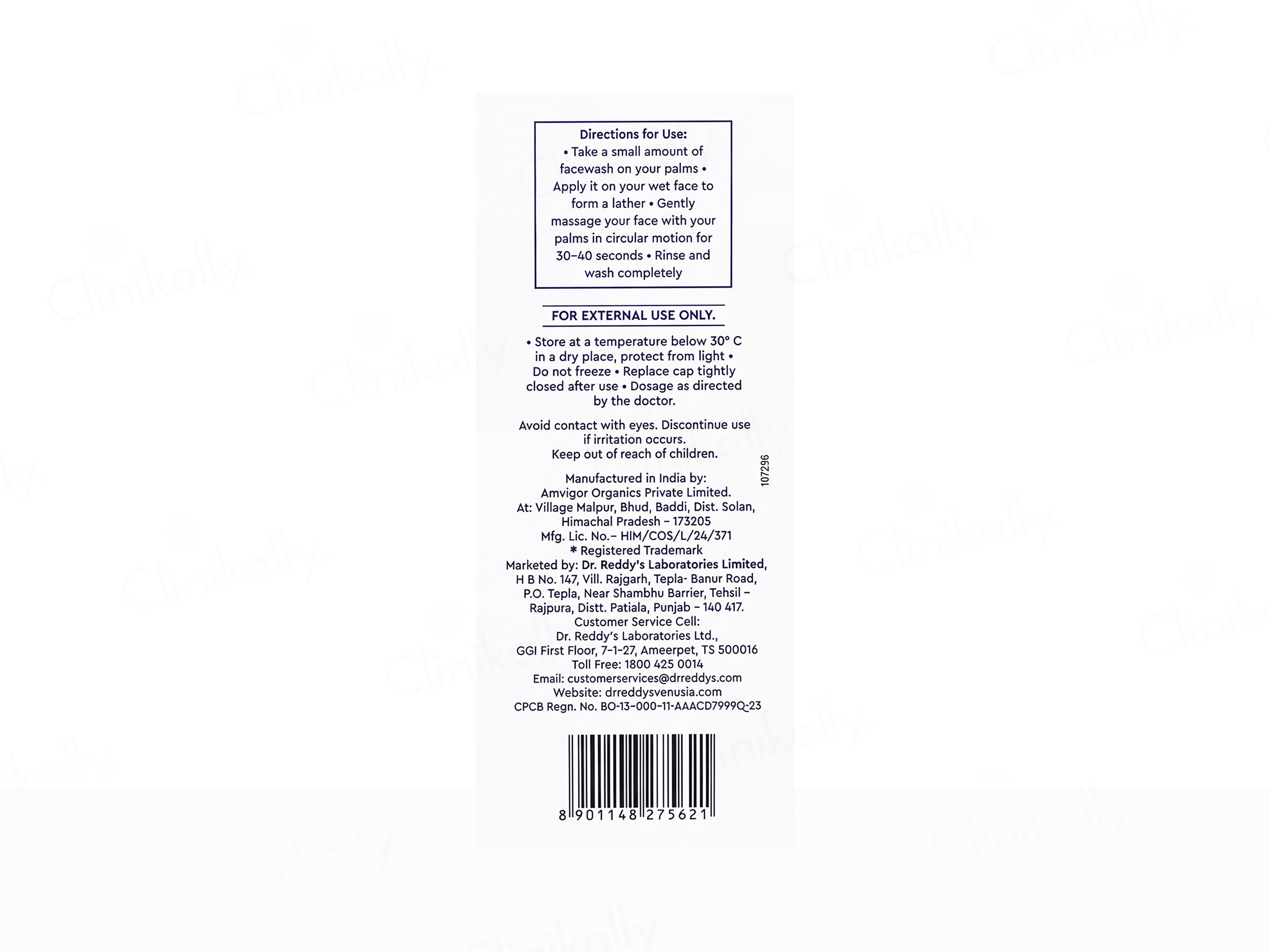 Venusia Acne Facewash