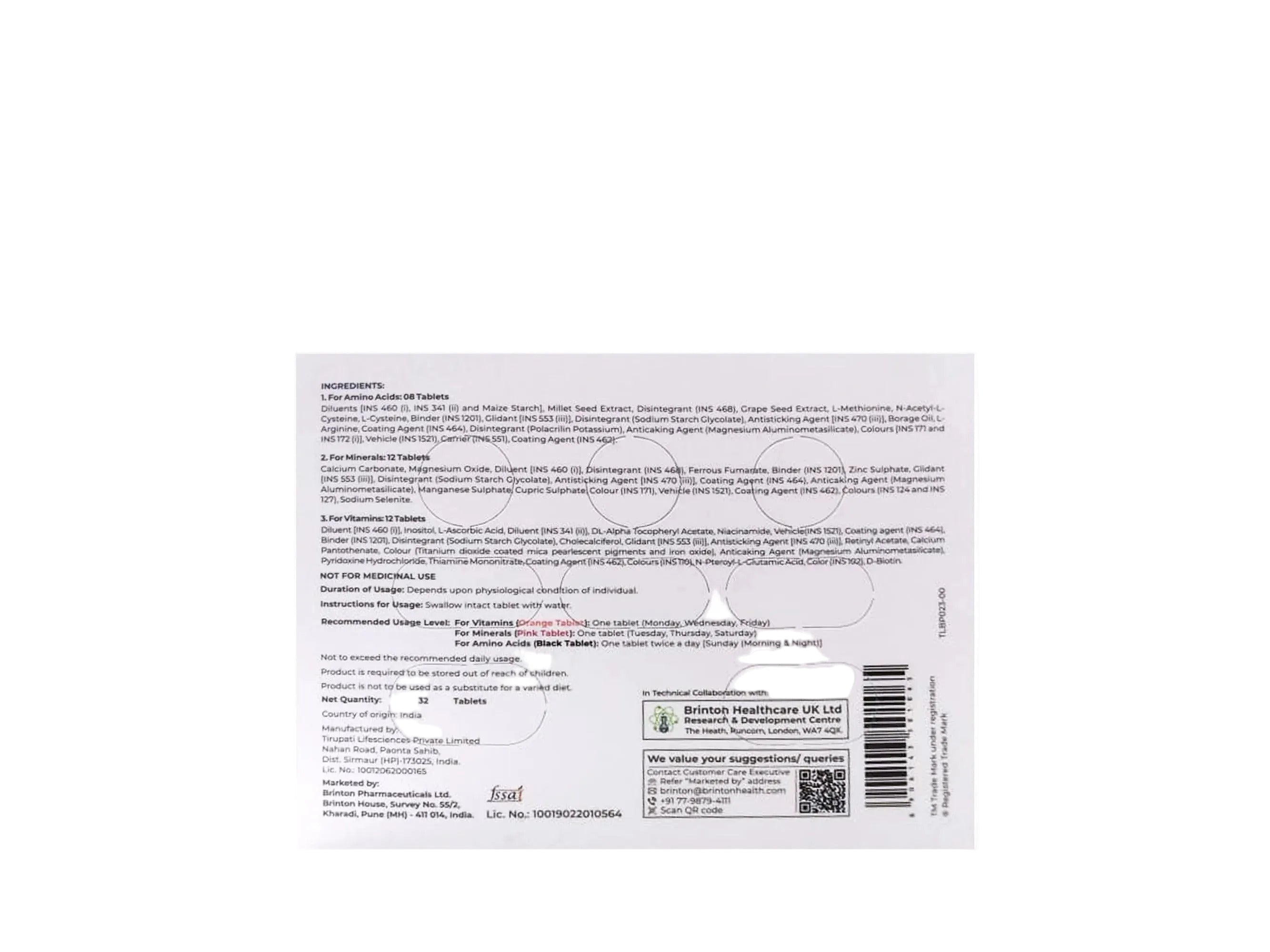 Well Grow Eva Cyclical Therapy Tablet For Women