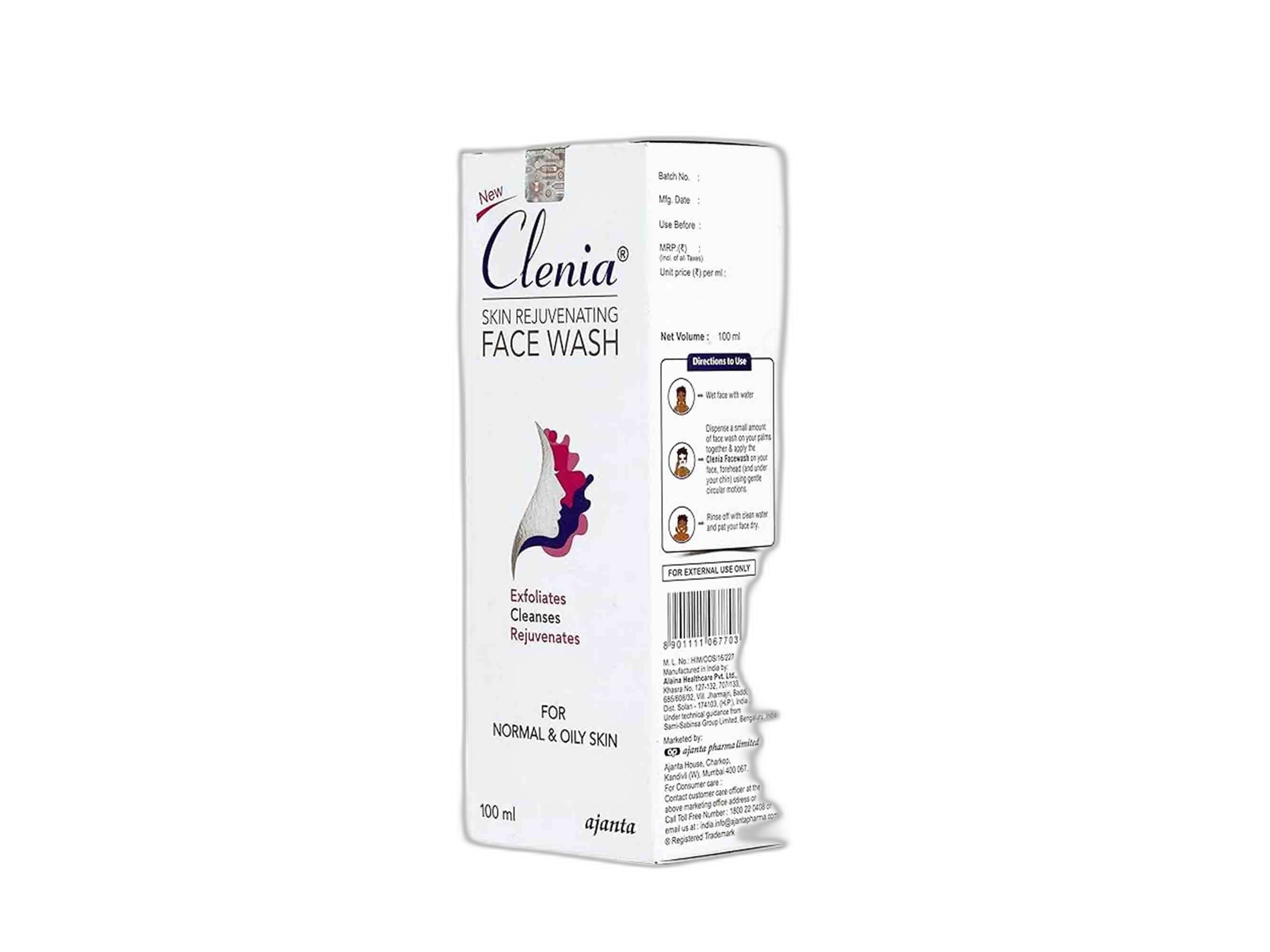 New Clenia Skin Rejuvenating Face Wash