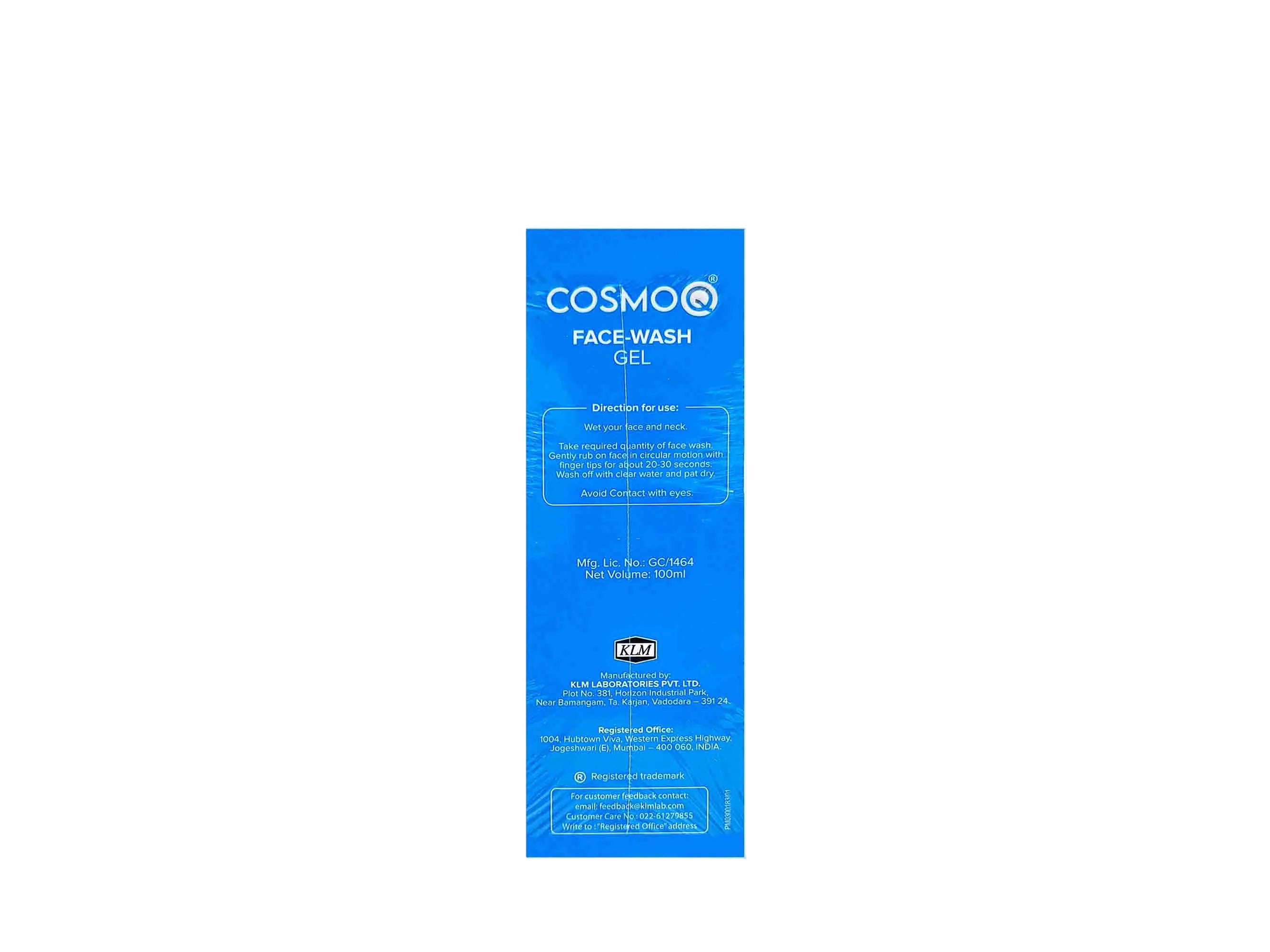 CosmoQ FaceWash Gel