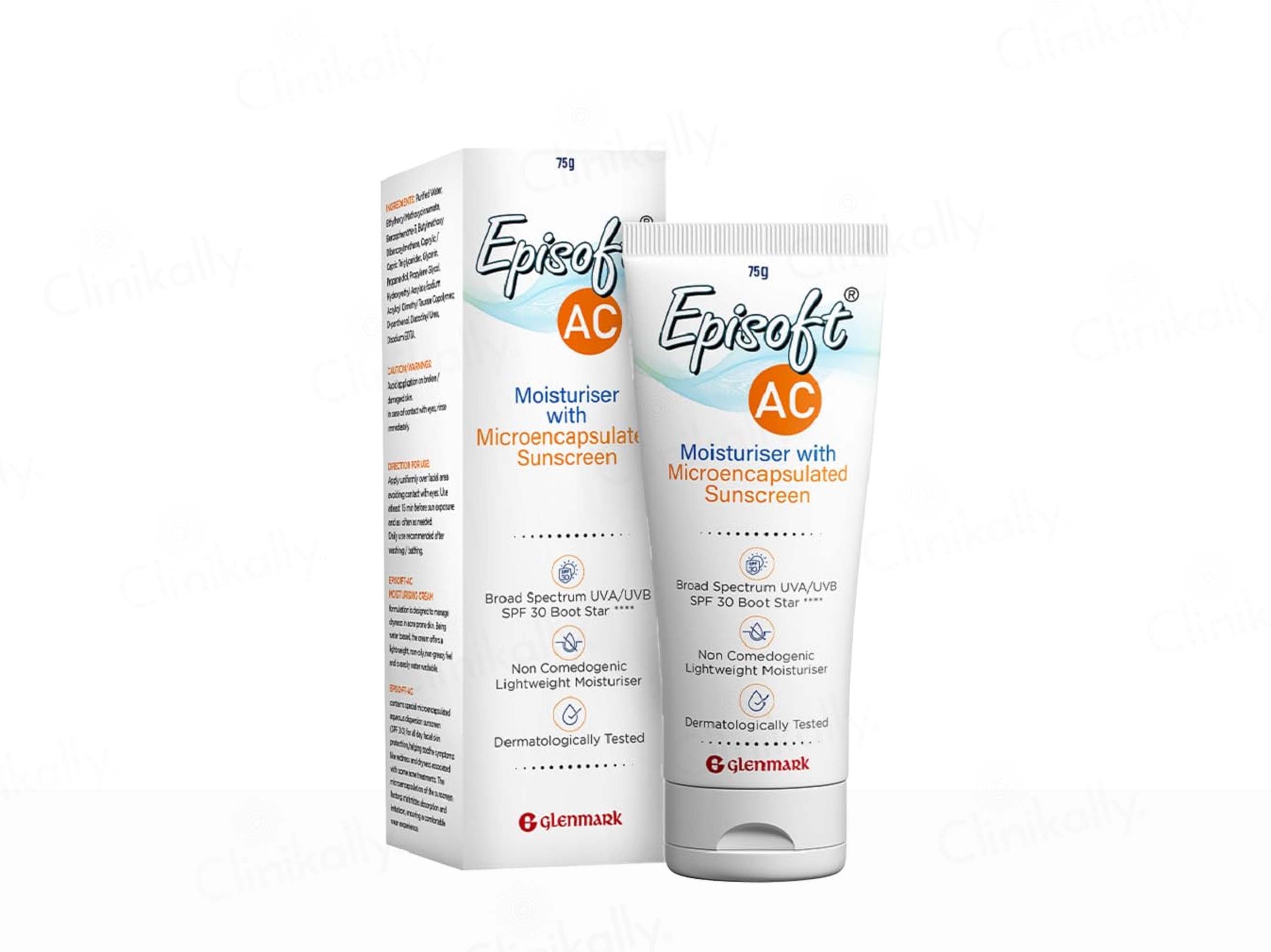 Episoft AC Moisturiser with Sunscreen SPF 30