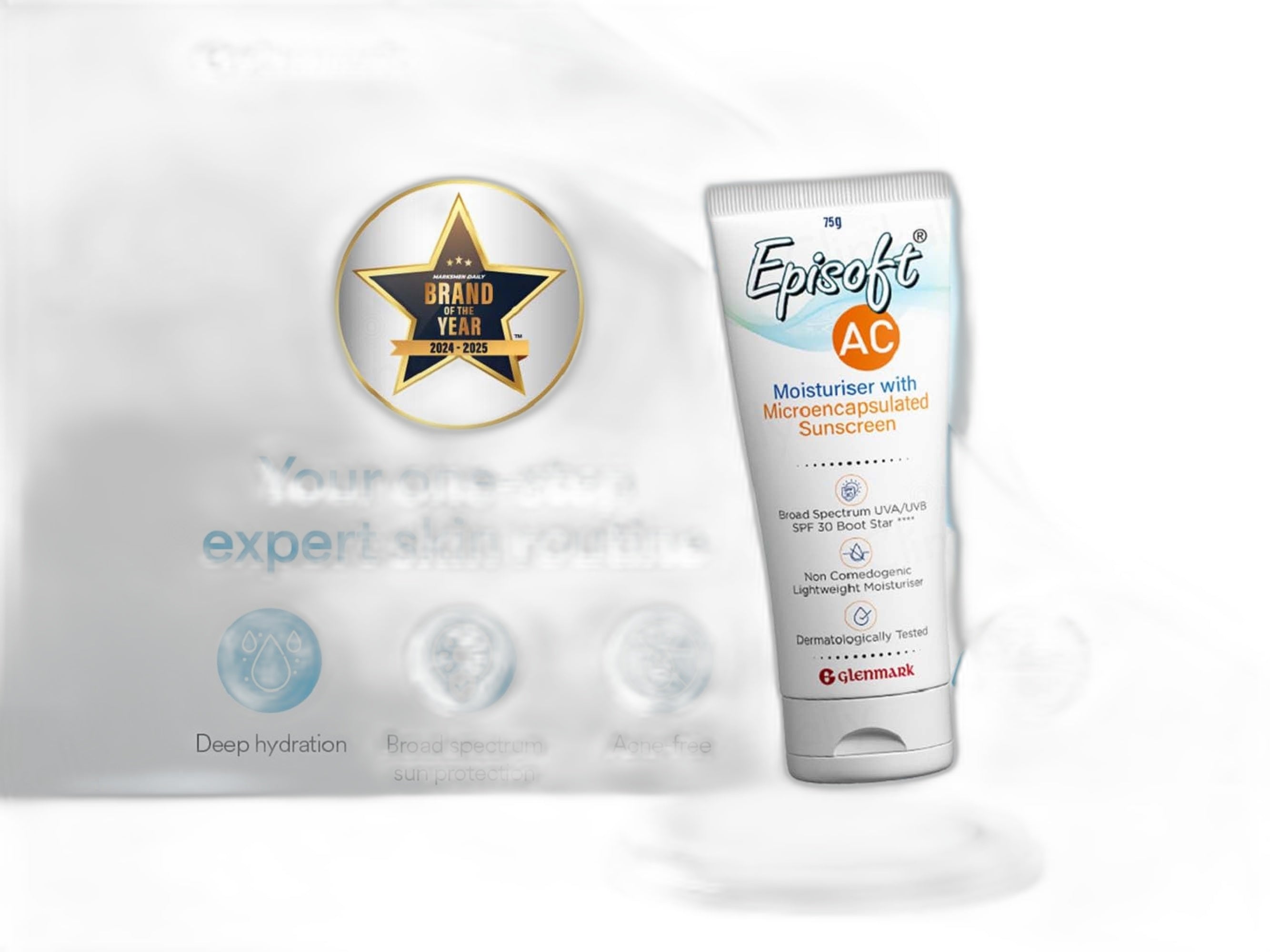 Episoft AC Moisturiser with Sunscreen SPF 30