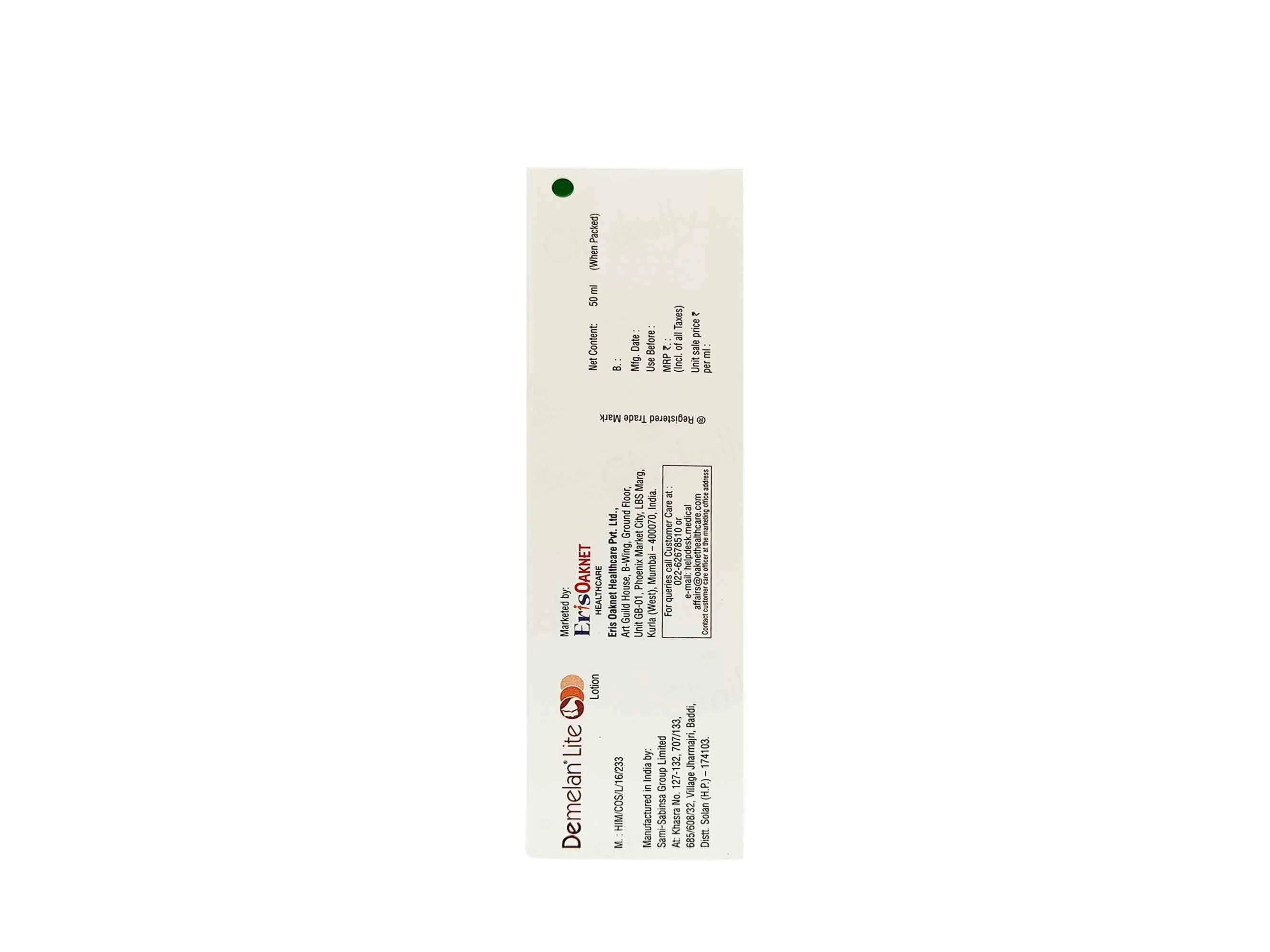 Demelan Lite Lotion