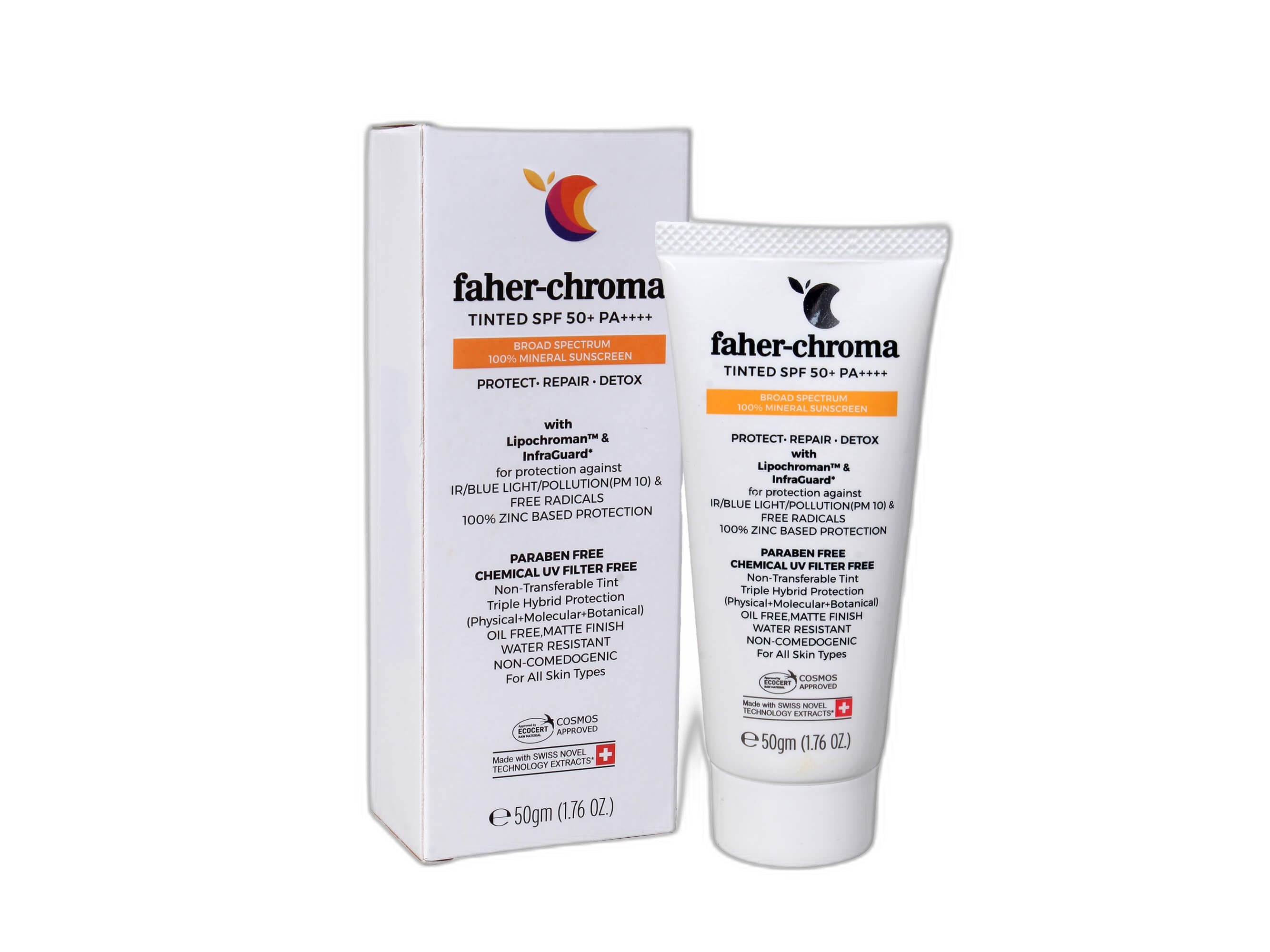 Faher-Chroma Tinted SPF 50+ Sunscreen PA++++