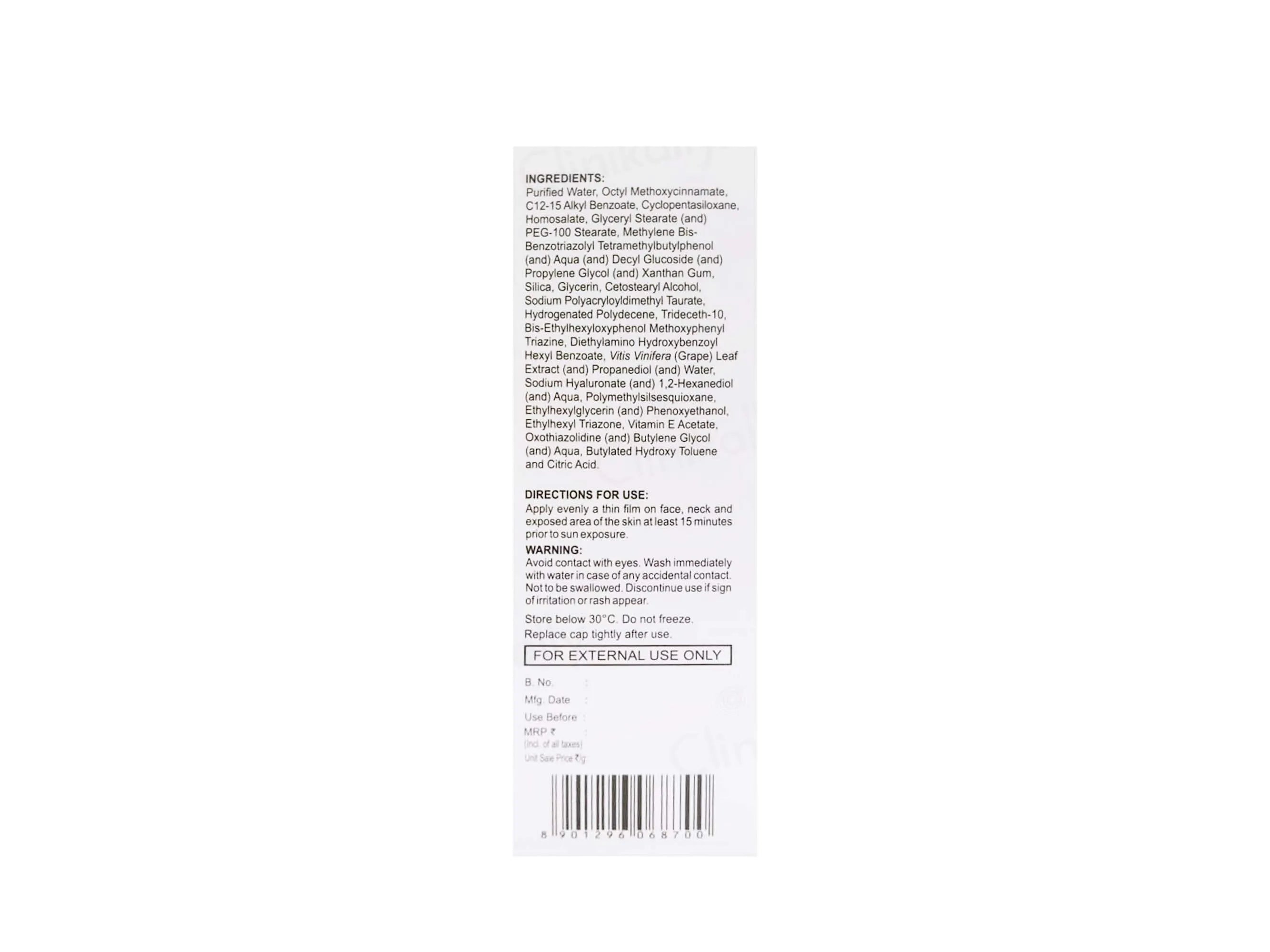 Suncros Neo Sunscreen Gel SPF 75+ PA+++