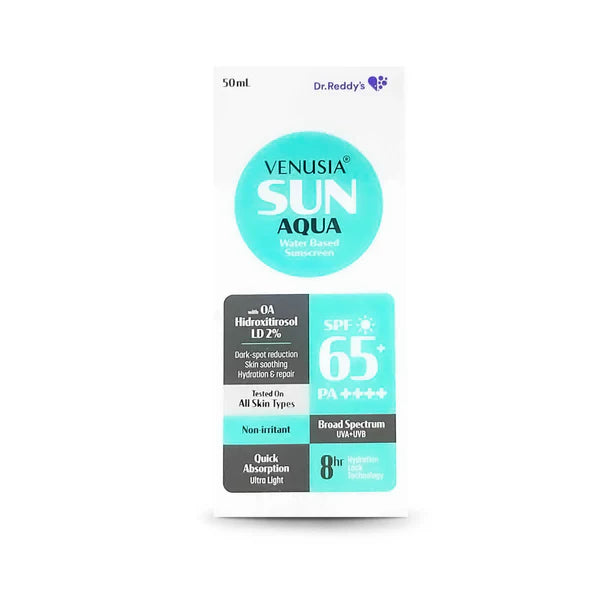 Venusia Sun Aqua Water Based Sunscreen SPF 65+ PA++++