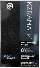Keramate Hair Colouring Cream Natural Black