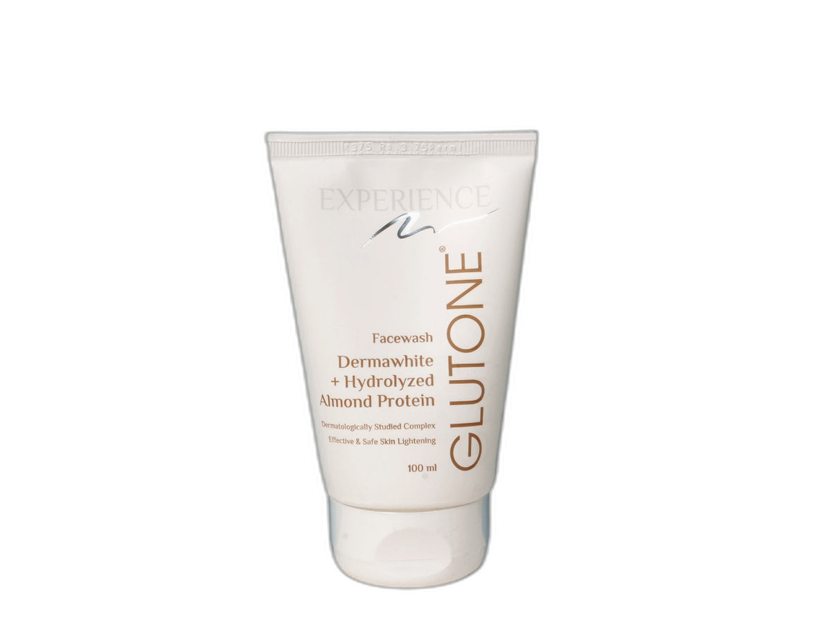 Glutone Dermawhite + Hydrolyzed Almond Protein Face Wash