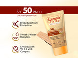 Solasafe Tinted Lightweight Mousse Sunscreen SPF 50 PA+++ (Ivory)